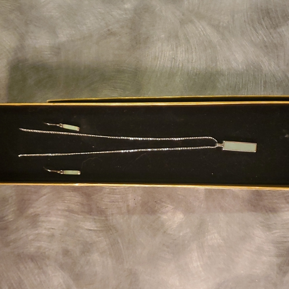 Necklace and earrings